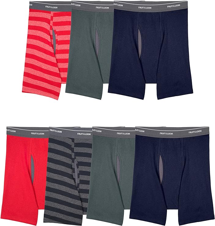 Fruit of the Loom Men's Coolzone Boxer Briefs Assorted Colors 7 Pack
