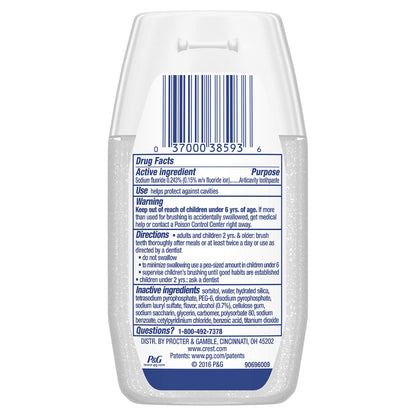 Crest Complete Tartar Control Whitening Plus Scope Liquid Gel - Minty Fresh 4.6 Ounces (Pack of 3)