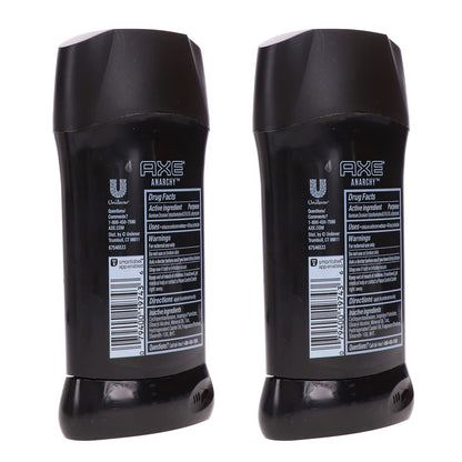 AXE Invisible Solid AntiPerspirant Deodorant Anarchy 2.7 Oz, Sandalwood (Pack of 2)