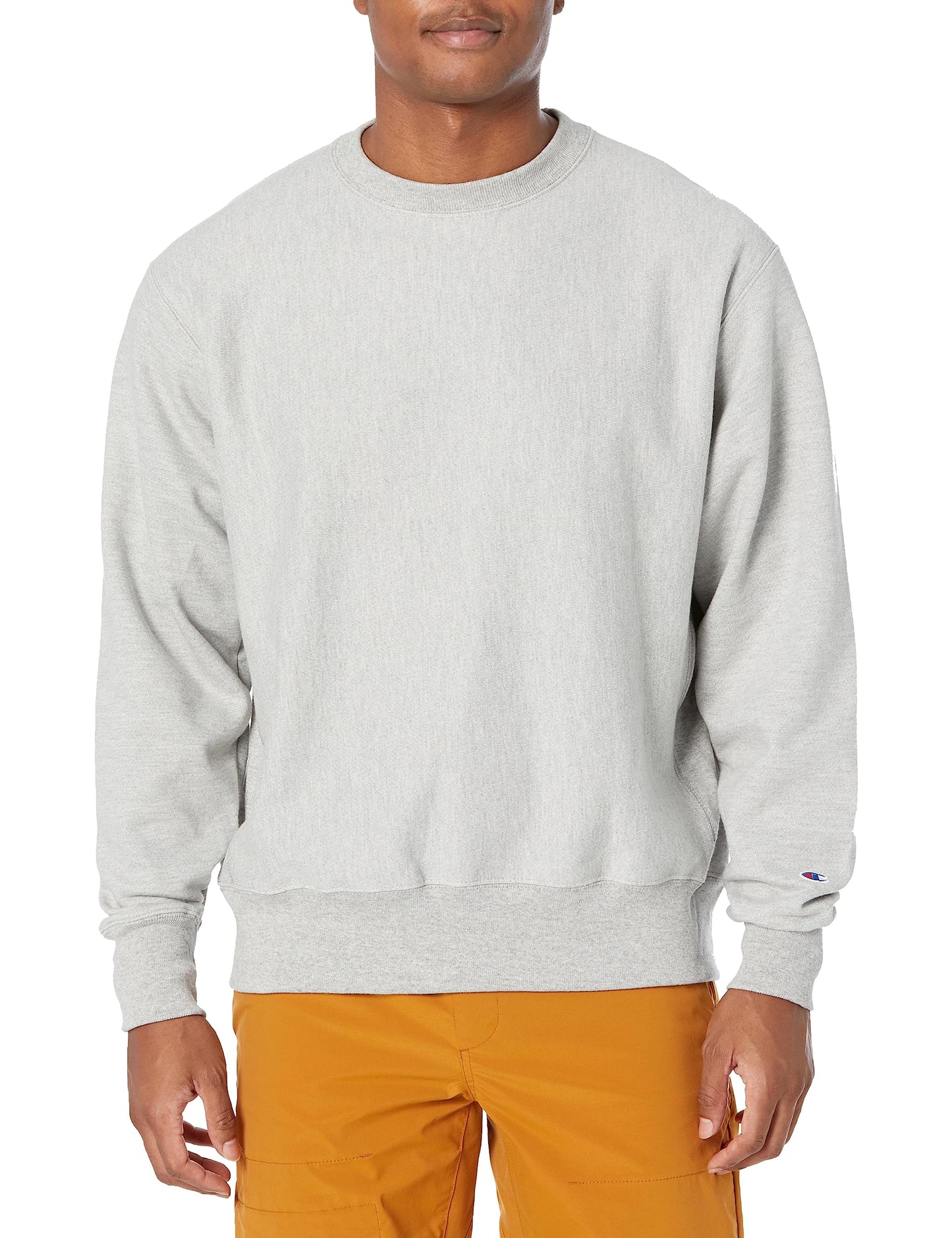 Champion Men's Reverse Weave Sweatshirt, Oxford Gray, M