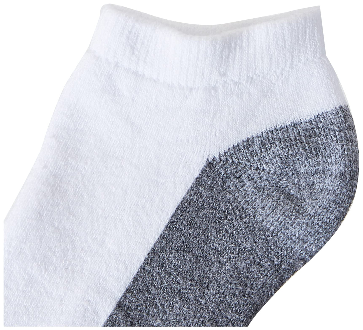 Hanes mens Hanes Men's Max Cushion Low Cut 6-pair Pack, Available in Big & Tall Casual Sock, White, 12-Jun US