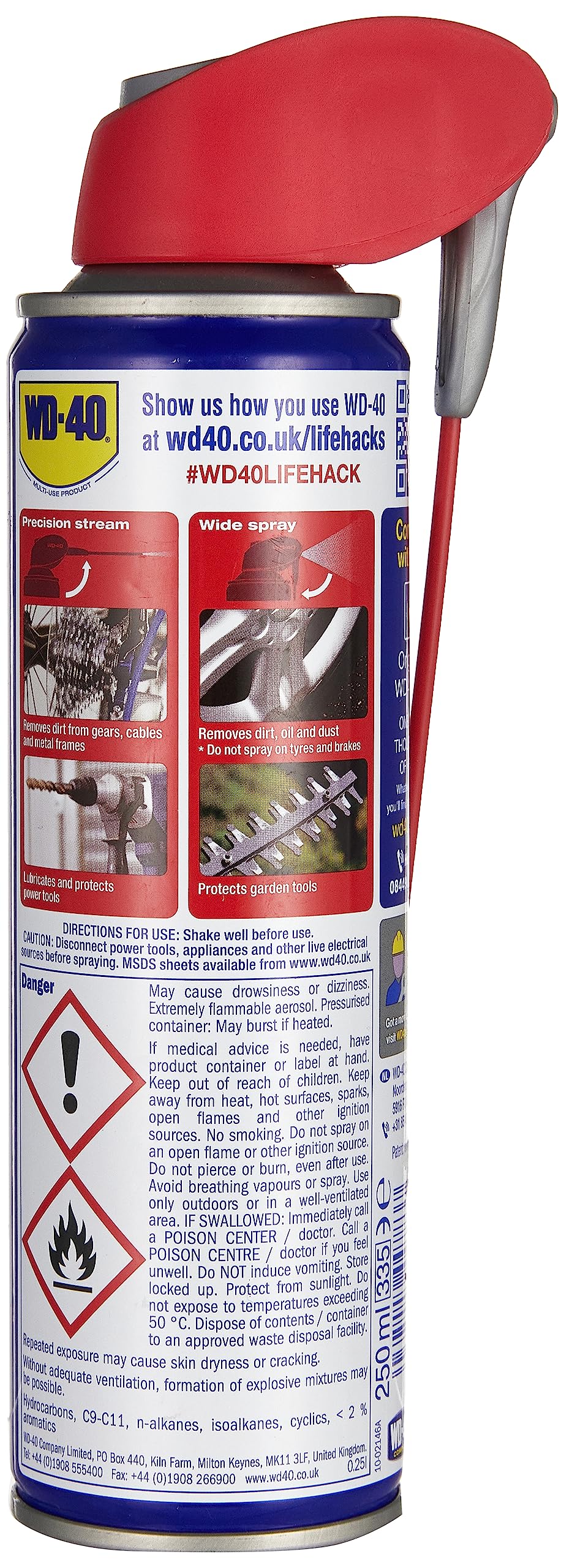 WD-40 110057 Multi-Use Product Spray with Smart Straw, 8 oz. (Pack of 2)