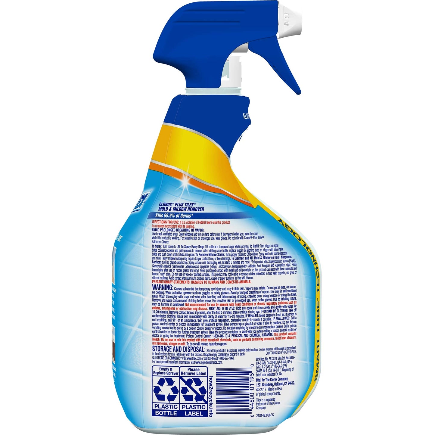 Tilex Mold and Mildew Remover Spray, 32 Fluid Ounce (Pack of 2)
