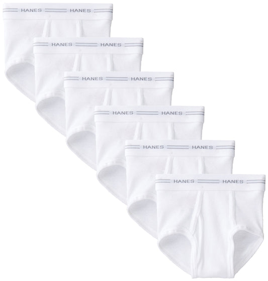 Hanes Ultimate Boys` White Brief with Comfort Flex Waistband