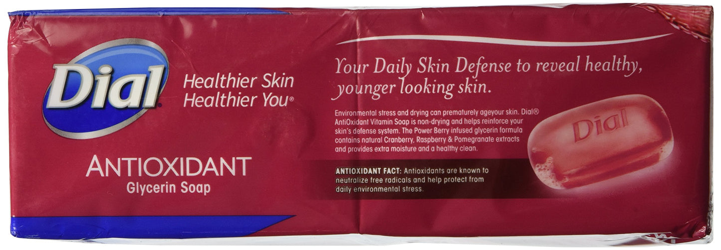 Dial Bar Soap Antioxidant Power Berries 4 Ounce 8 Bars