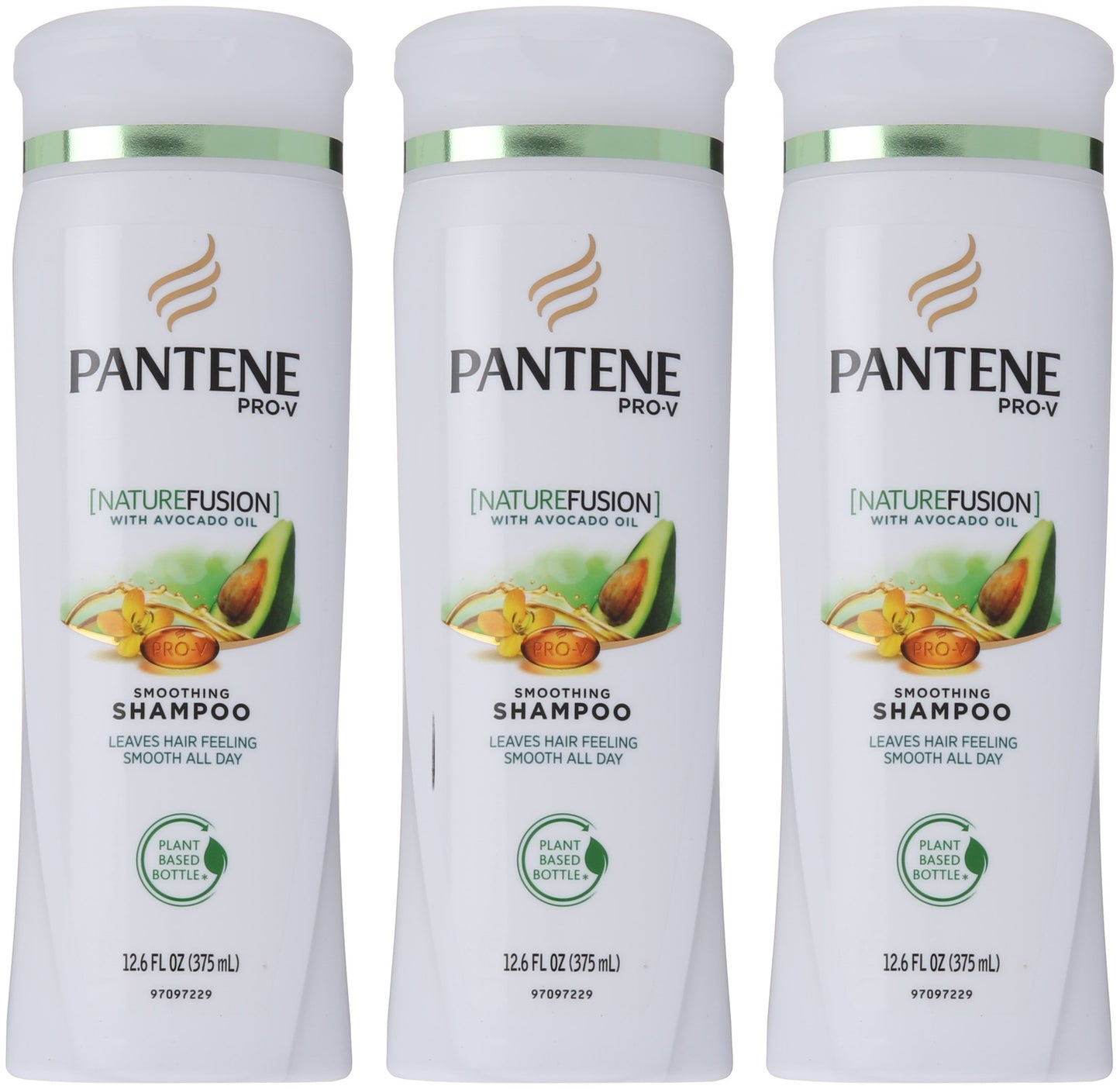 Pantene Pro-V Nature Fusion Smooth Vitality Shampoo, 12.6-FL OZs (Pack of 3)