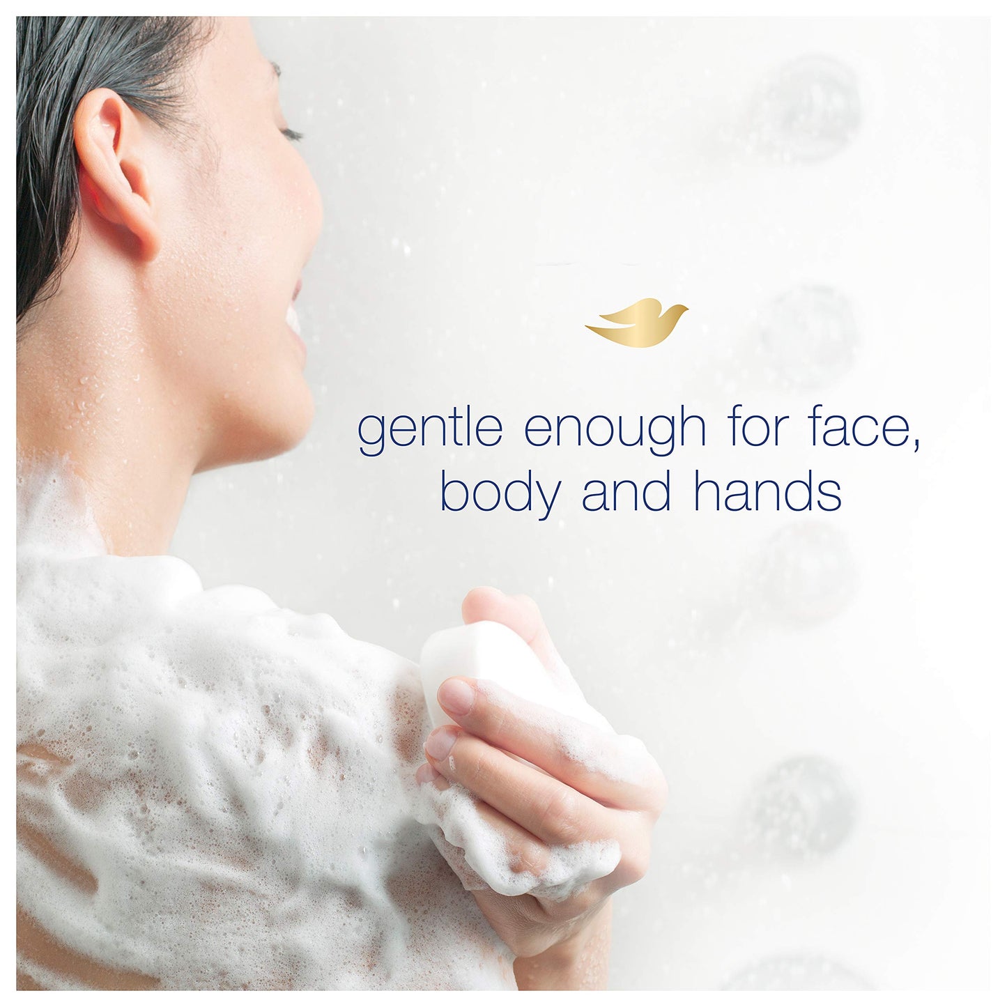 Dove Beauty Bar Gently Cleanses and Nourishes Sensitive Skin Effectively Washes Away Bacteria While Nourishing Your Skin, 3.75 oz, 8 Bars