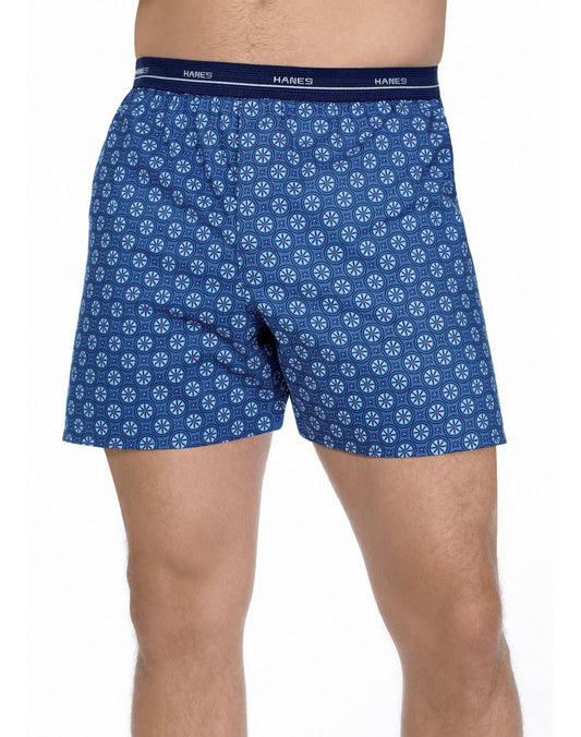 Hanes Printed Woven Boxers Style # 832BT, L-Assorted Prints
