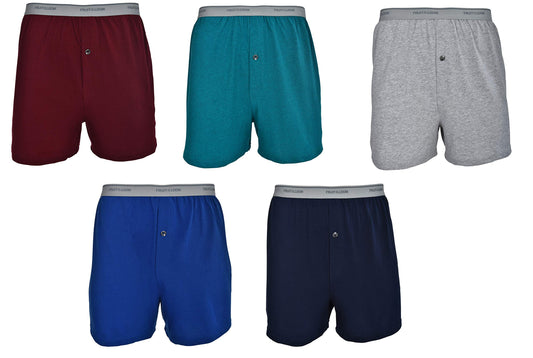 Fruit of the Loom Men's Soft Stretch-Knit Boxer Multipack (Random Colors, XX-Large)