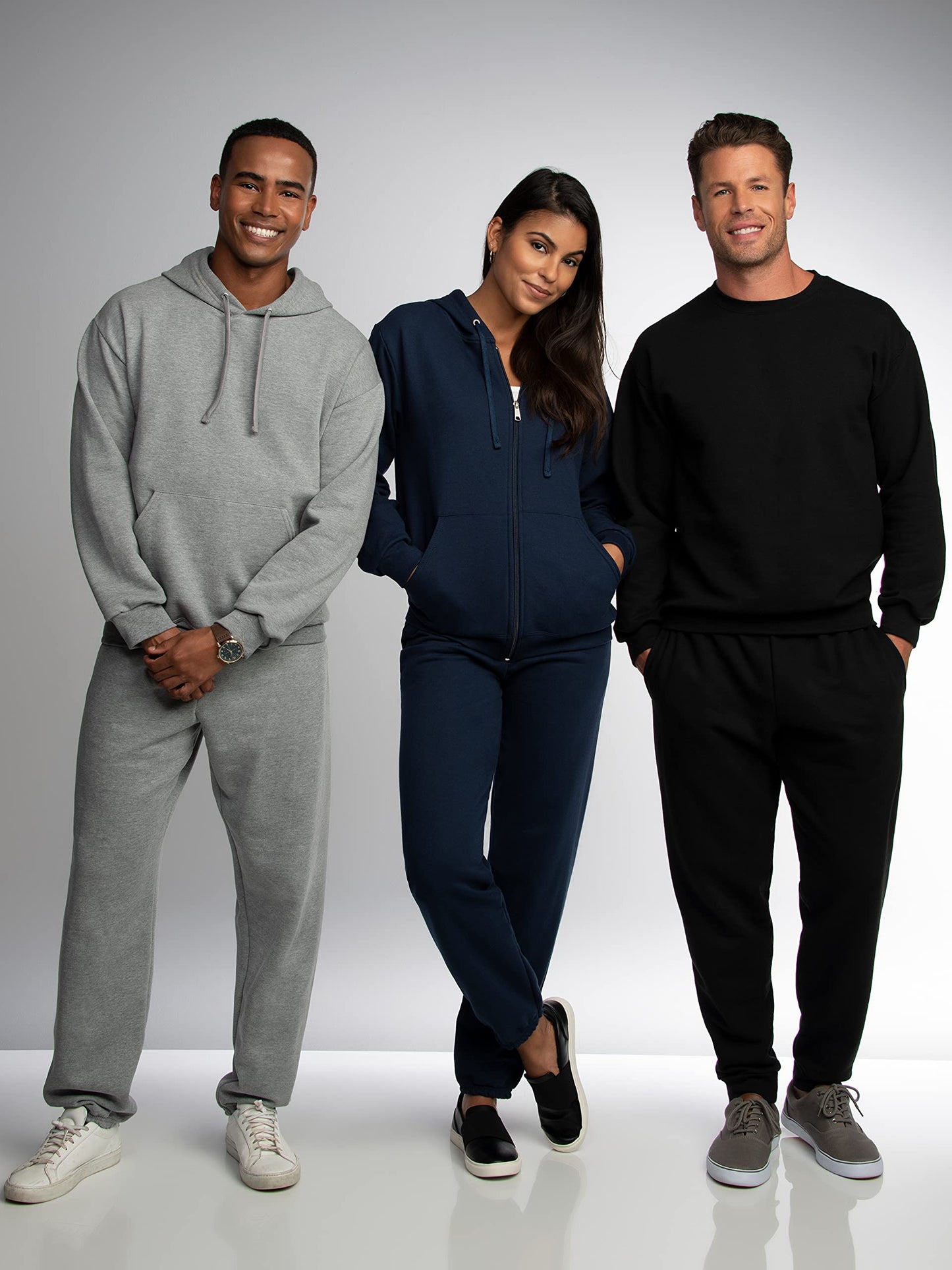 Fruit of the Loom Men's Eversoft Fleece Elastic Bottom Sweatpants with Pockets, Relaxed Fit, Moisture Wicking, Breathable, 12 Pack-Grey Heather, 4X-Large