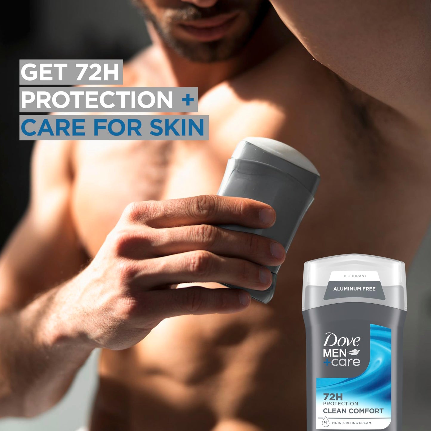 Dove Men+Care Deodorant Stick, Clean Comfort 3 Ounce (Pack of 2) (Packaging may vary)