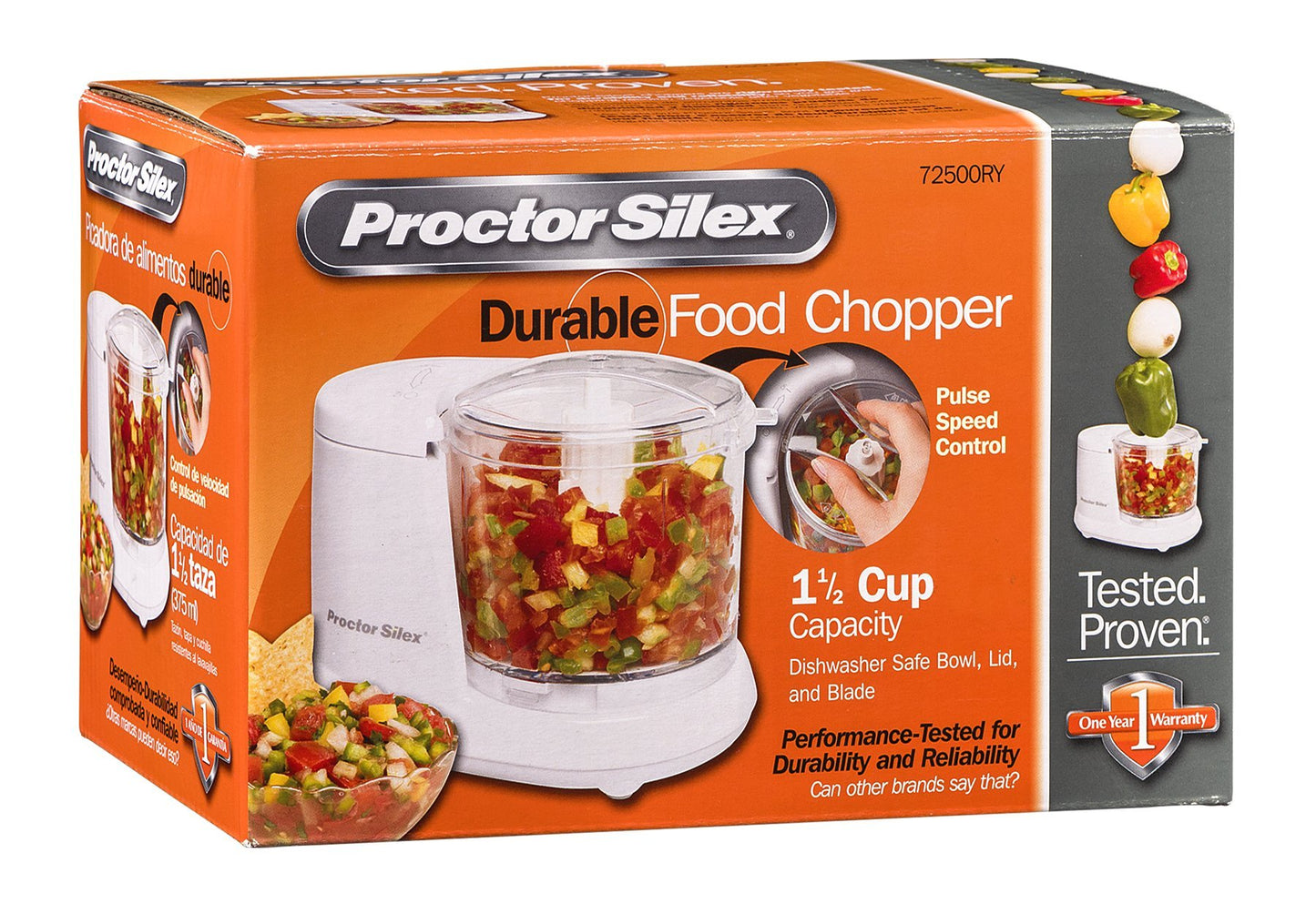 Proctor Silex 72500RY 1-1/2 Cup Food Chopper