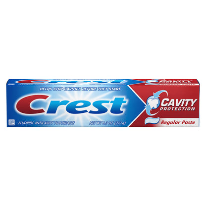 Crest Cavity Protection Toothpaste, Regular, 8.2 Oz (Pack of 6)