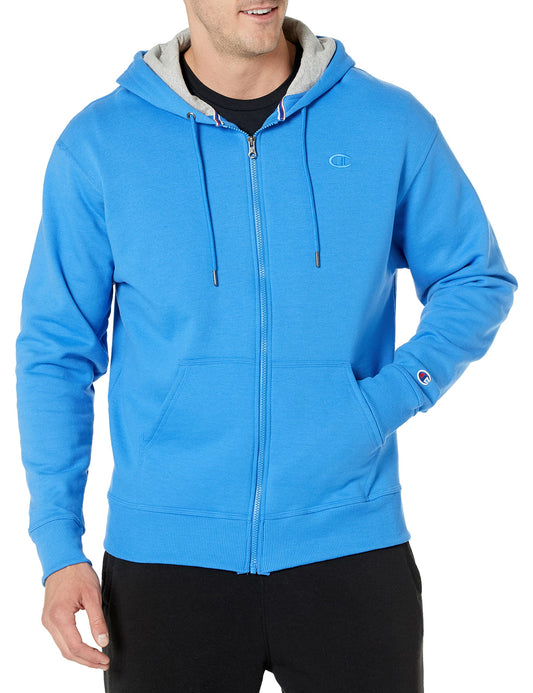 Champion Men's Powerblend Zip-Up Hoodie (Retired Colors)