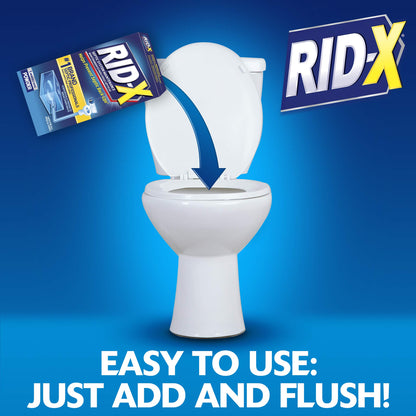 Rid-X Septic Tank System Treatment Powder, Septic Tank Treatment, 19.6 Ounce