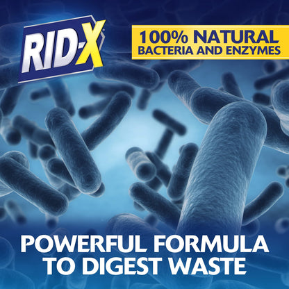 RID-X Septic Treatment, 4 Month Supply Of Powder, 39.2 oz