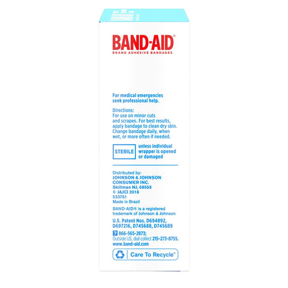 BAND-AID Bandages Water Block Plus Clear Assorted Sizes 30 Each (Pack of 2)