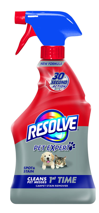 Resolve Pet Stain & Odor Carpet Cleaner, 22 oz (Pack of 8)
