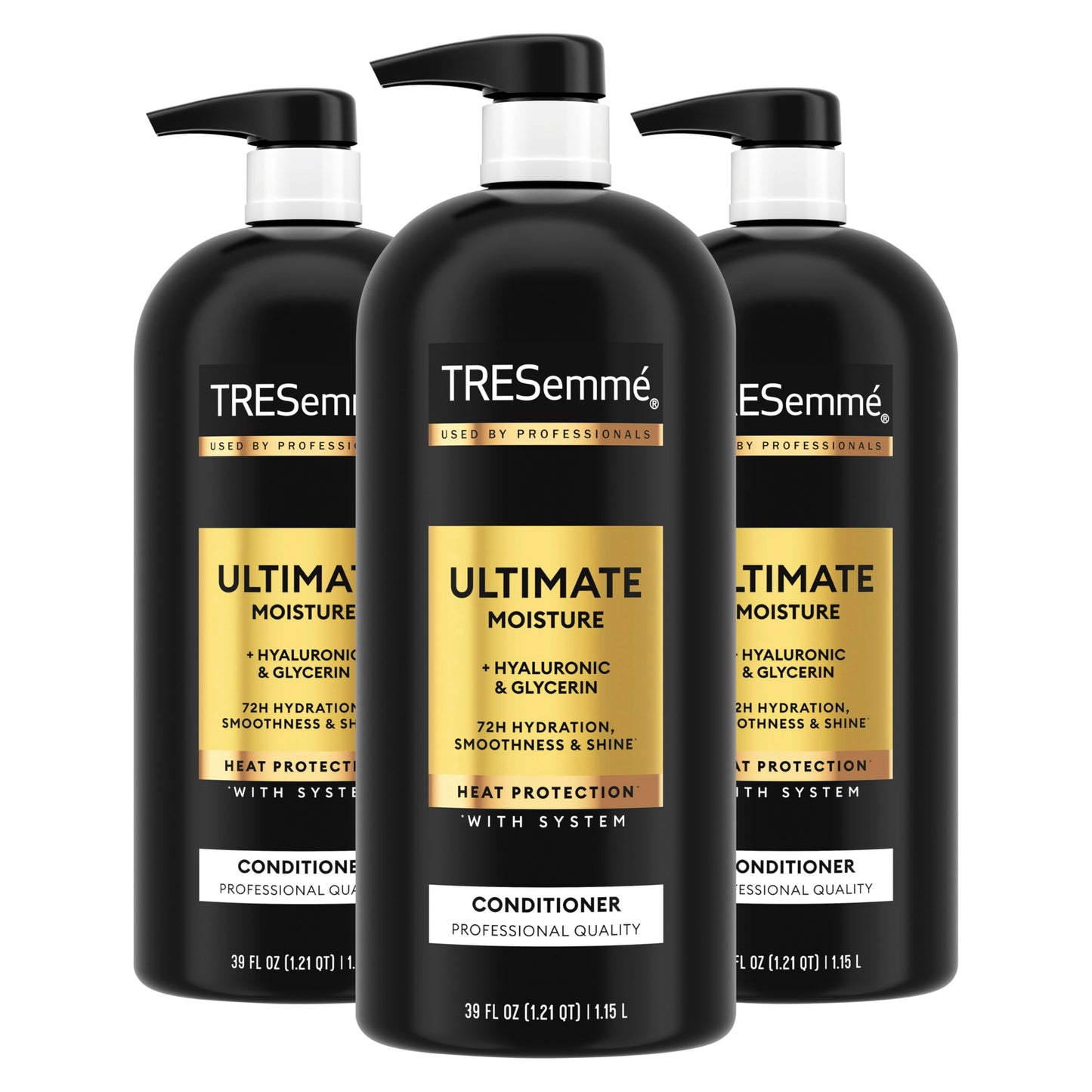 TRESemmé Moisture Rich Hydrating Conditioner 3 Count for Dry Hair Formulated With Pro Style Technology 28 Fl Oz