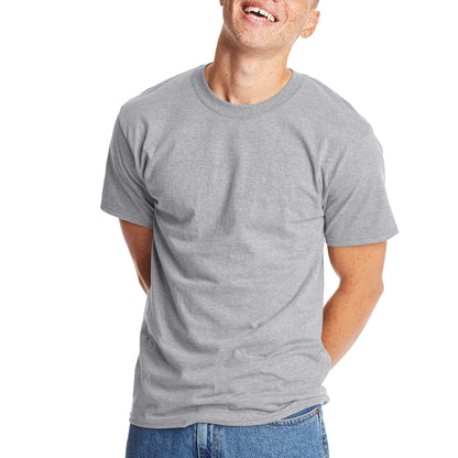 Hanes Men's Short Sleeve Beefy-T (Pack of 2), Deep Red, 4X-Large