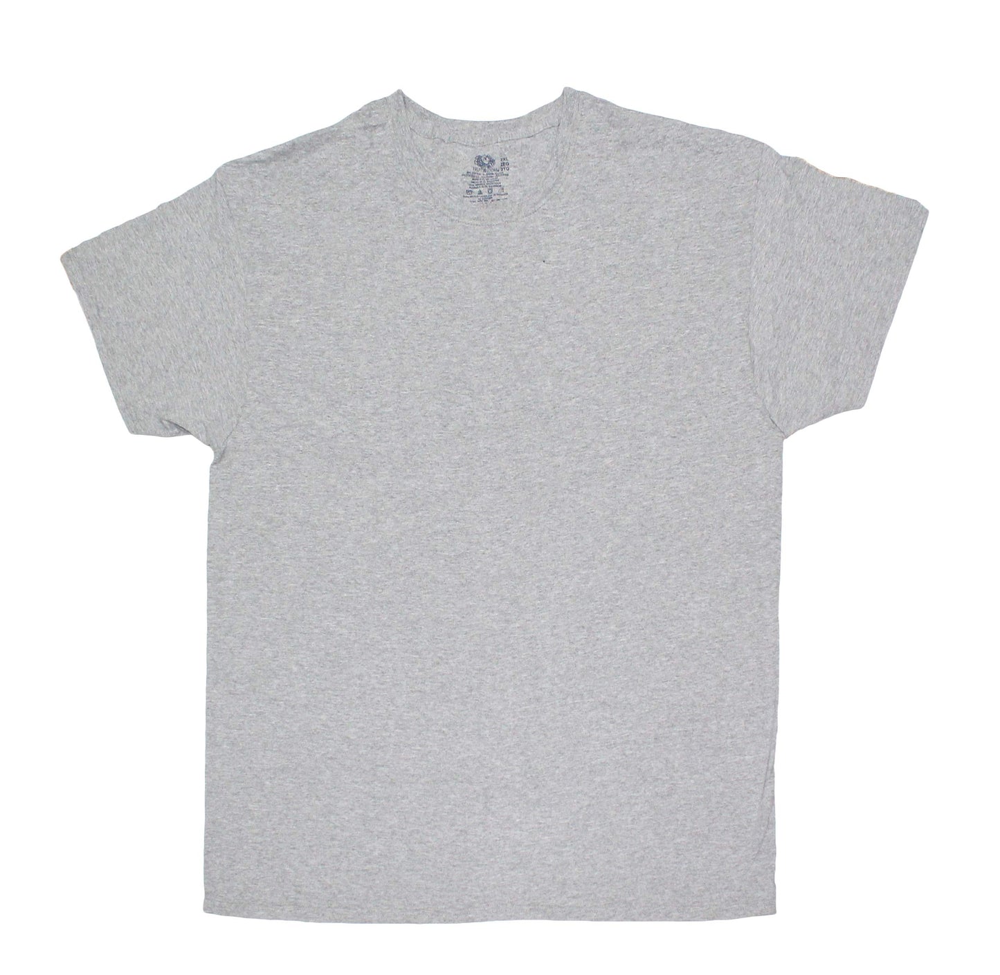 Fruit of the Loom Men's Big Size Crew T-Shirts (Pack of Three) (2XB (50-52), All Grey)