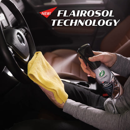 Turtle Wax 53482 Hybrid Solutions Streak Free Misting Car Interior Detailer and Cleaner, for Dashboards and Consoles, Use on Plastic, Vinyl, Leather, Rubber, Screens and Glass, UV Protection, 20 oz.