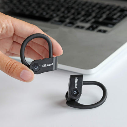 Billboard - True Wireless Secure Fit Sport Earphones, Black, One Size (HSBT-BB2516)