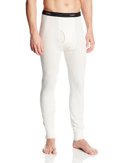 Hanes Men's Thermal Pant, 3X-Natural