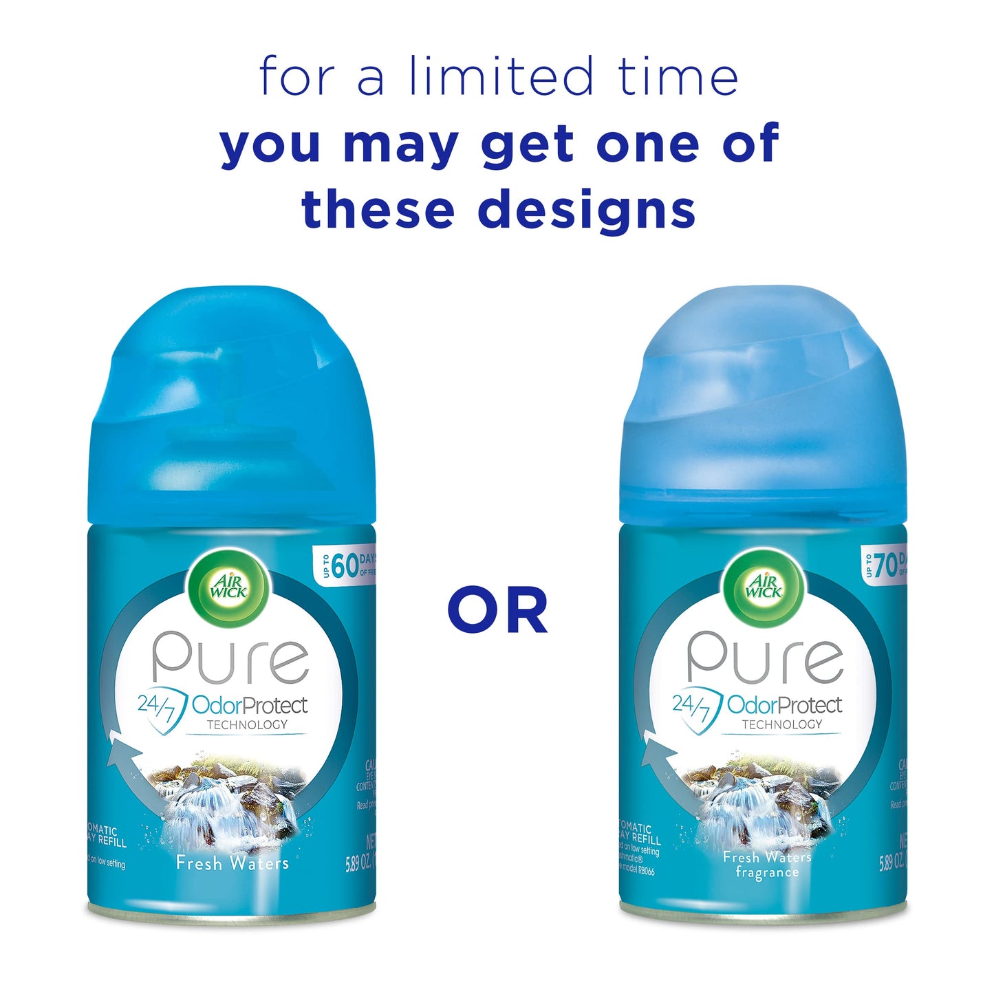 Air Wick Freshmatic Auto Spray, Fresh Waters, 6ct, 5.89oz, Packaging May Vary