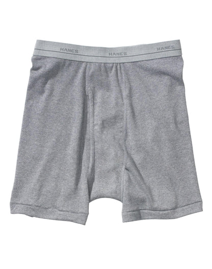 Hanes Men 2 Pack Black/Grey Boxer Brief