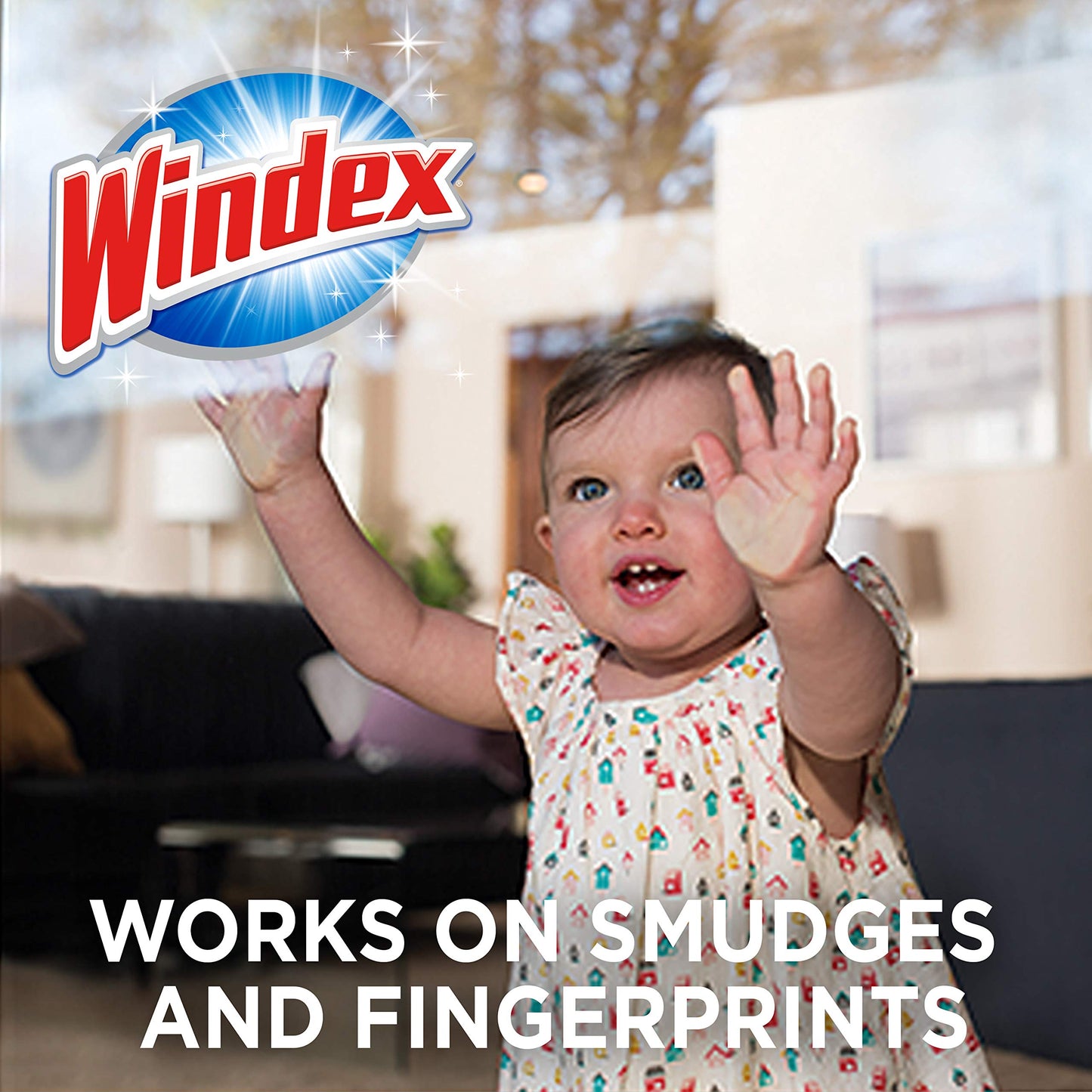 Windex Wipes Glass Cleaning Ammonia Free, Pre-Moistened Glass and Surface Wipes to Clean Home Surfaces, Household Essentials, Original Scent, 38 Count (Pack of 6)