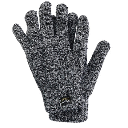 Polar Extreme Men's Insulated Knit Thermal Gloves, Grey