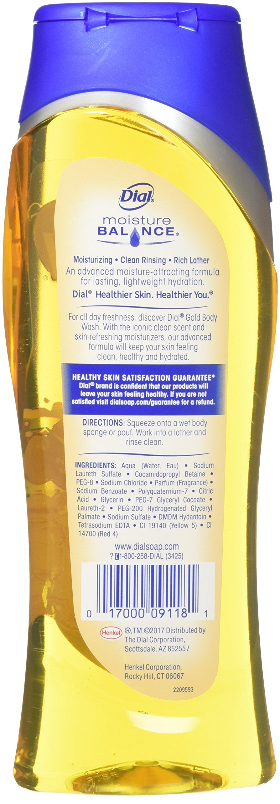 Dial Hydrating Body Wash Gold, 16 fl oz (3 Pack)