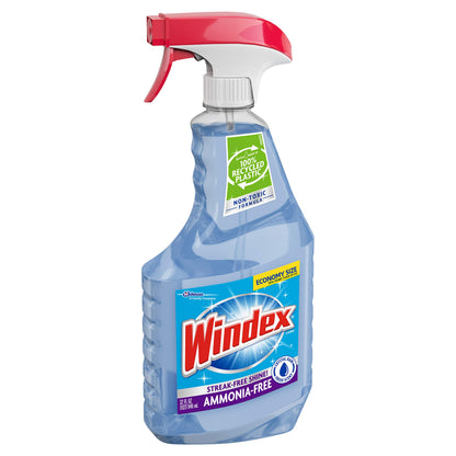 Windex Glass Cleaner, Original Blue, Spray Bottle, 32 fl oz