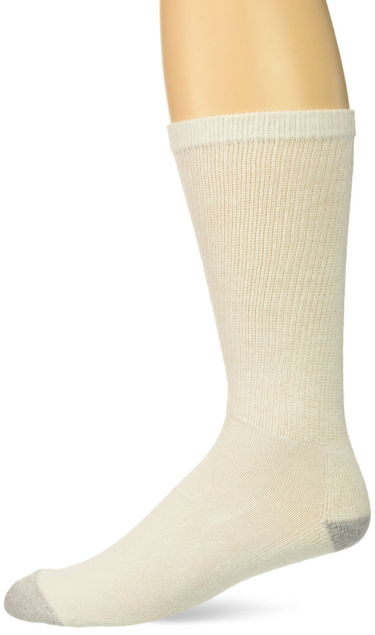 Hanes Ultimate mens 10-pack Freshiq Big & Tall Crew Casual Sock, Black, 12 14 US