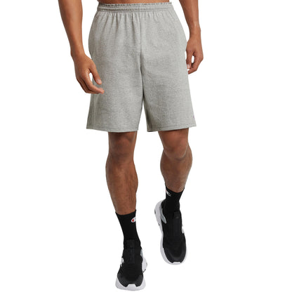 Champion Men's Shorts, Classic Cotton Jersey Athletic Shorts, 9", Long Gym Shorts, Men's Workout Shorts