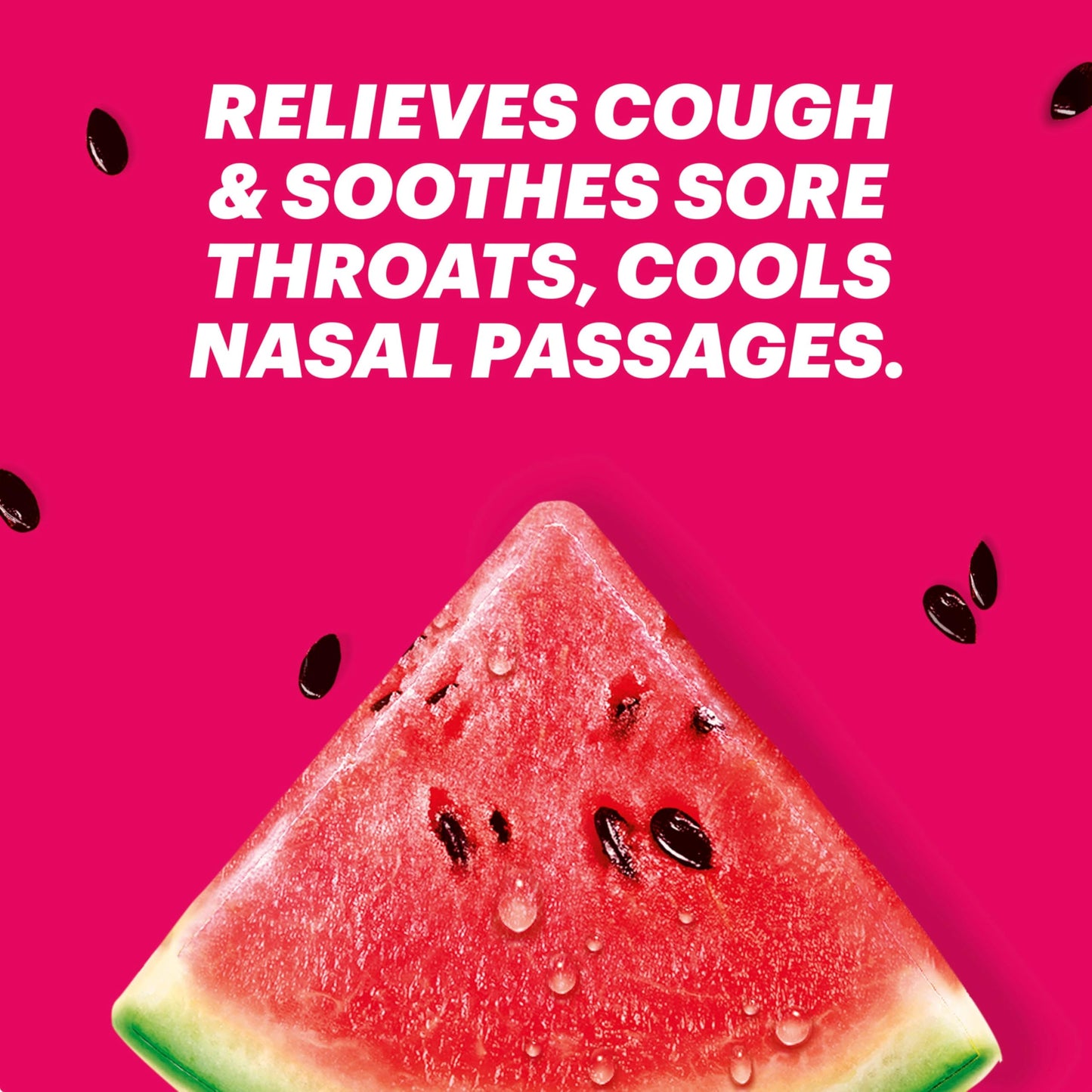 HALLS Minis Watermelon Flavor Sugar Free Cough Drops, 8 Packs of 24 Drops (192 Drops Total)