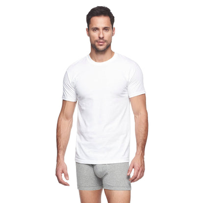 Hanes Big Men's 3 Pack Crew Neck T-Shirt Large Tall White T Shirt