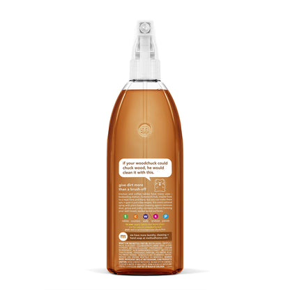 Method Daily Wood Cleaner, Almond, Plant-Based Formula That Cleans Shelves, Tables and Other Wooden Surfaces While Removing Dust & Grime, Almond Scent, 28 oz Spray Bottles, (Pack of 3)
