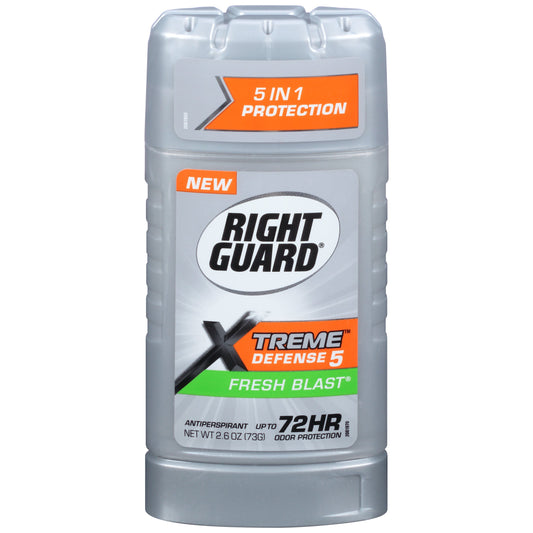 Right Guard Deodorant Stick for Unisex, Fresh Blast Scent , 2.6 OZ
