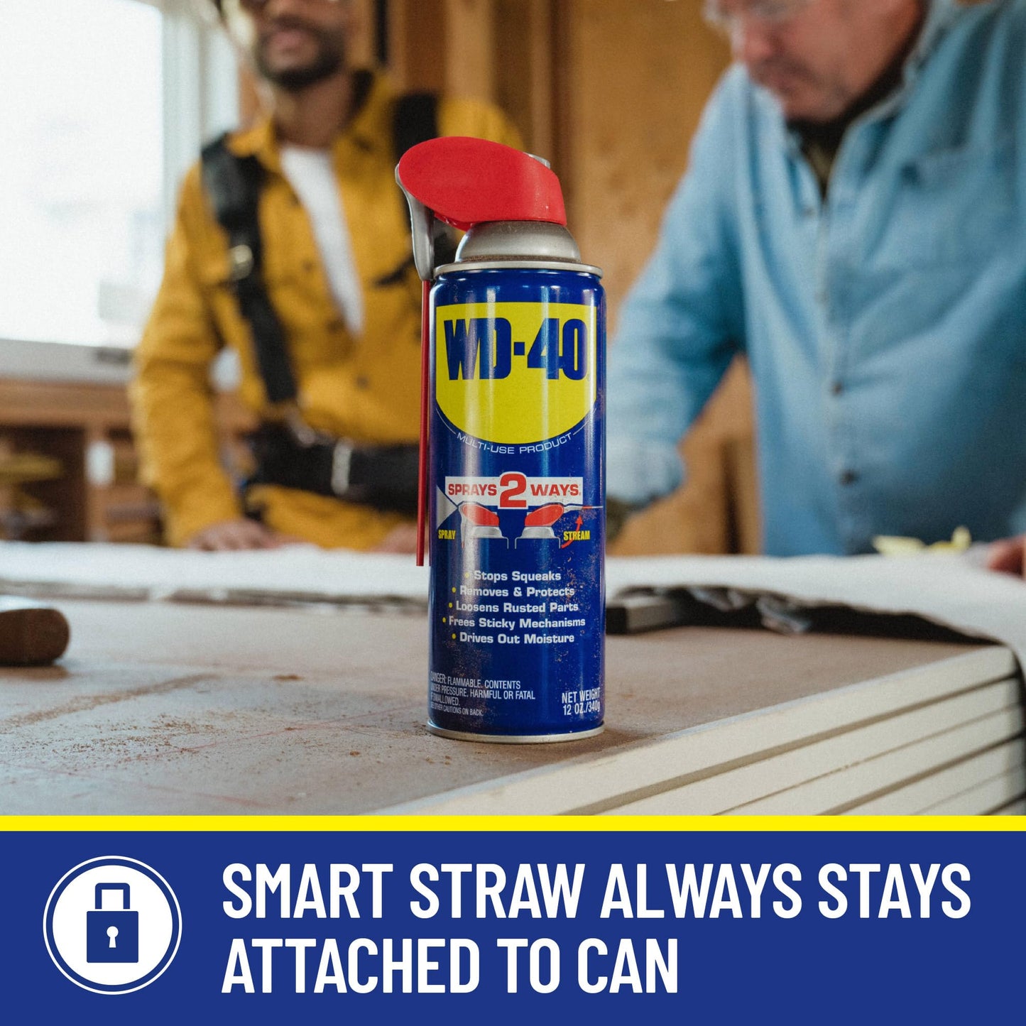 WD-40 Original Formula, Multi-Use Product with Smart Straw Sprays 2 Ways, 8 OZ [3-Pack]