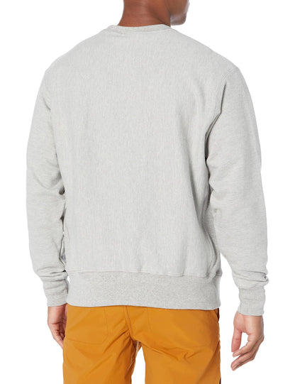 Champion Men's Reverse Weave Sweatshirt, Oxford Gray, M