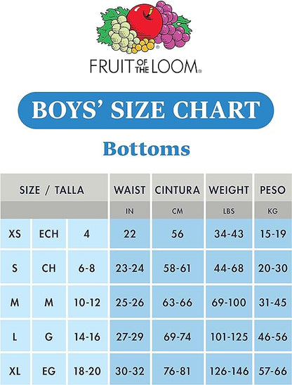 Fruit of the Loom Boys' Seamless Comfort Boxer Brief Underwear 4 Pack