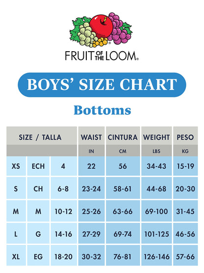 Fruit of the Loom Boys' Boxer Briefs with Coolzone Fly, 168 Pack-Assorted Colors, X-Large