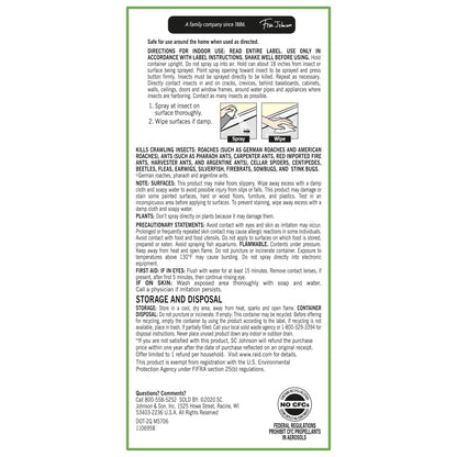 Raid Essentials Ant Spider, and Roach Killer Aerosol Spray, Child & Pet Safe, Kills Insects Quickly, for Indoor Use, 10 oz