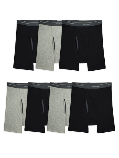 Fruit of the Loom mens Coolzone (Assorted Colors) Boxer Briefs, 6 Pack - Stripe/Solid, 3X-Large US