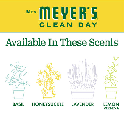 MRS. MEYER'S CLEAN DAY Hand Lotion for Dry Hands, Non-Greasy Moisturizer Made with Essential Oils, Honeysuckle, 12 oz