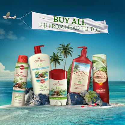 Old Spice Men's Antiperspirant & Deodorant Fiji with Palm Tree, 2.6oz (Pack of 3)