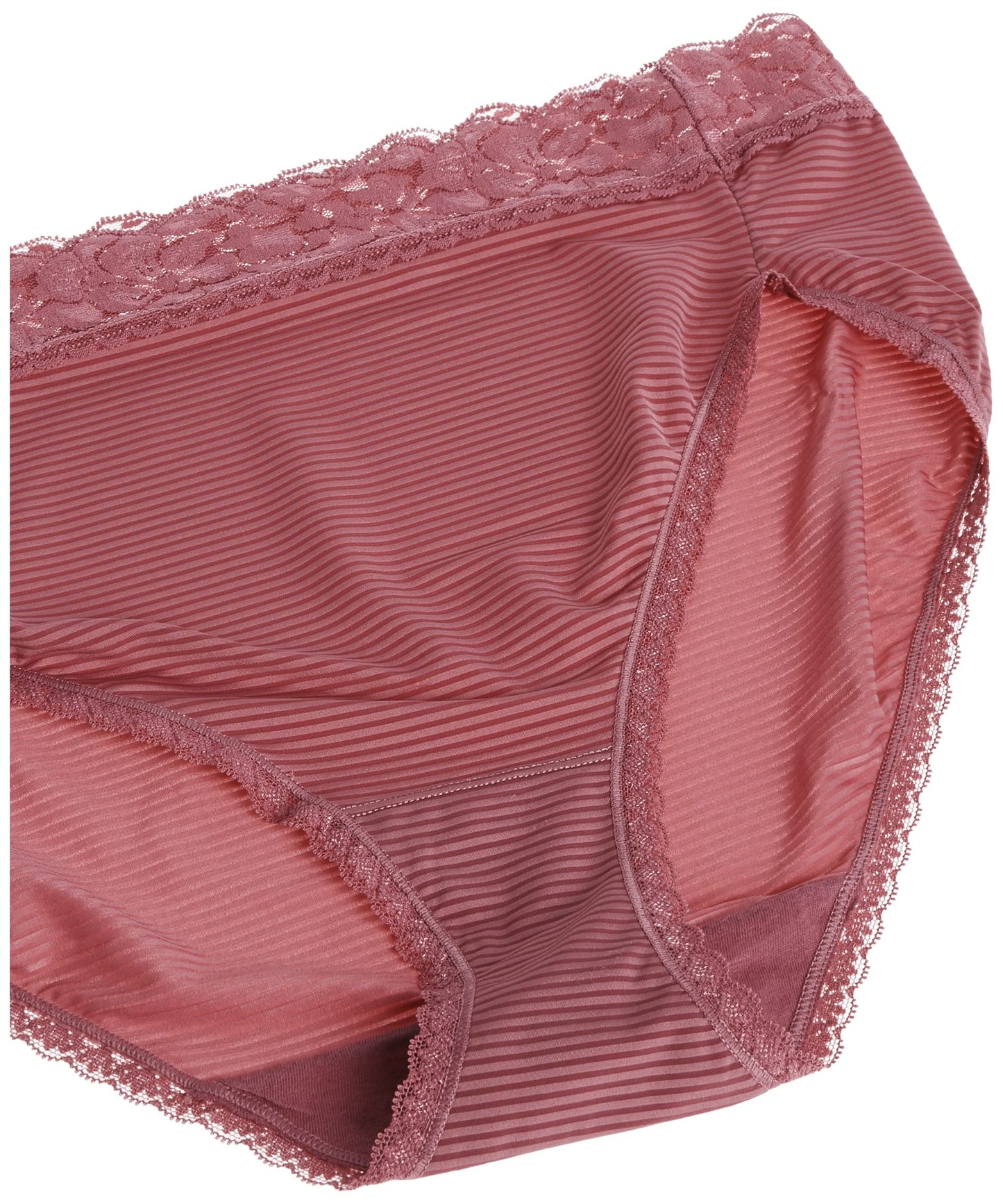 Vanity Fair Women's Flattering Lace Panties with Stretch, Brief-Black, 9