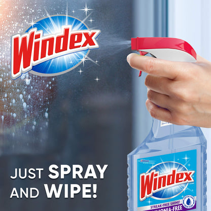 Windex Glass Cleaner, Original Blue, Spray Bottle, 32 fl oz